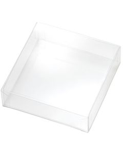 กล่องพลาสติกใส PET ขนาด 85 x 85 x 25 มม.