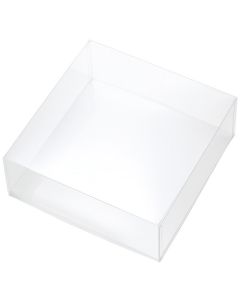 กล่องพลาสติกใส PET ขนาด 210 x 210 x 75 มม.