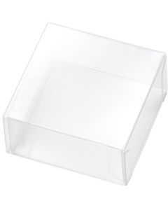 กล่องพลาสติกใส PET ขนาด 50 x 50 x 25 มม.