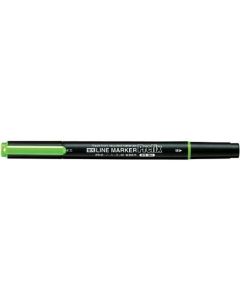 ปากกาเรืองแสงคู่ Prefix สีเขียวอ่อน PM-L202G