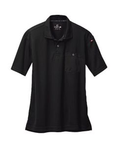 เสื้อโปโลแขนสั้น 667-35-L สีดำ