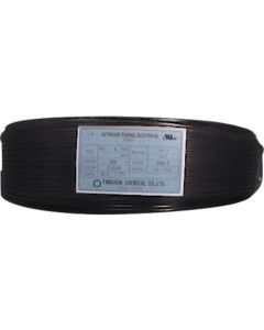 ท่อไวนิลหุ้มฉนวนที่ได้มาตรฐาน UL/cUL เบอร์ 8 สีดำ ม้วนยาว 200 เมตร รุ่น YET-300H
