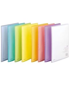 สมุดพกใส A4 แนวตั้ง 10 ช่อง สีม่วง RA-2V