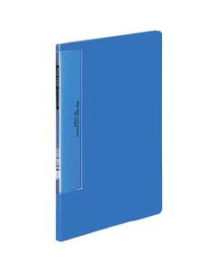 Clear Book Wave Cut B5 Vertical 10P Blue La-T551B