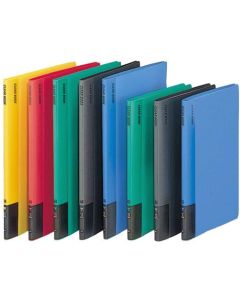 สมุดปกใส B4 แนวตั้ง 20 หน้า สีเทาเข้ม La-564NDM