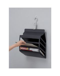 กระเป๋าติดผนัง (ใส่เอกสารและแคตตาล็อก) 3 ช่อง D Foo-KPL30-2