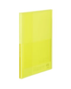 สมุดแก้วใส A4 20 แผ่น สีเหลือง La-GL20Y