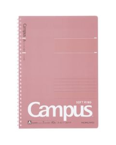 สมุดโน้ต Canvas Soft Ring Dot 40 แผ่น B5 สีพีช Su-S111AT-P