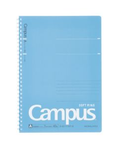 สมุดโน้ต Canvas Soft Ring Dot 40 แผ่น B5 สีน้ำเงิน Su-S111AT-B