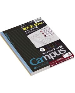 กระดาษเส้น A-line 5 สีจุด/สีดำ 5 เล่ม เลขที่ 3CDATNX5
