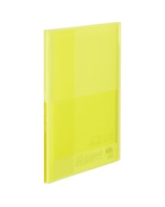 สมุดแก้วใส A4 10 แผ่น สีเหลือง La-GL10Y