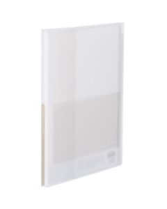 สมุด Glassel Clear Book A4, 20 แผ่น, สีขาวนวล, La-GL20W