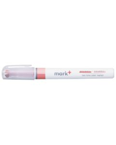 ปากกามาร์คเกอร์สีทูโทน <MARKTAS> สีแดง PM-MT100R