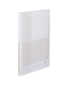 สมุด Glassel Clear Book ขนาด A4 10 แผ่น สีขาวนวล La-GL10W