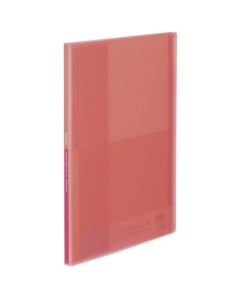 สมุด Glassel A4 Clear Book 20 แผ่น สีชมพูคอรัล La-GL20P