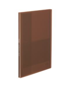 สมุด Glassel Clear Book A4, 20 แผ่น, สีน้ำตาล, La-GL20S