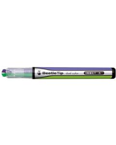 ปากกาเรืองแสงคู่หัวด้วง สีเขียว x ม่วง PM-L303-2