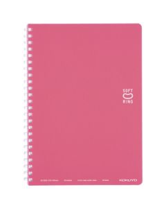 สมุดโน้ตแบบห่วงนุ่ม (เส้นประ) A5 สีชมพูอ่อน Su-SV331BT-LP