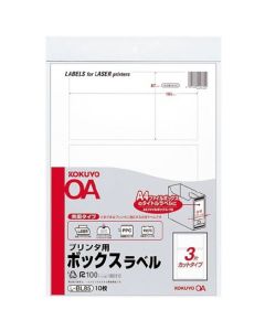 ฉลากกล่องเครื่องพิมพ์ 4 ด้าน 10 แผ่น L-BL60