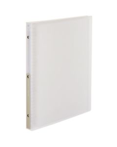 สมุดใสแบบเติมได้ A4 สีขาวนวล La-GL720W