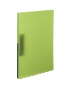แฟ้มก้านโยก Glassel A4 สีเขียวอ่อน F-GL320LG