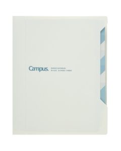 แฟ้มเปิดง่ายมีดัชนี 100 แผ่น สีขาว Lu-P337W