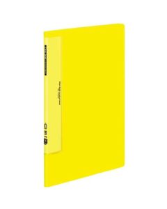 สมุดปกใสตัดคลื่น แบบติดตายตัว ขนาด A4 10 หน้า สีเหลือง La-T550Y