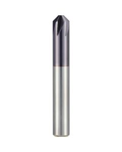 Milling cutter for chamferring 90 Flat point Regular TiAlN coating 16mm 1เส้น