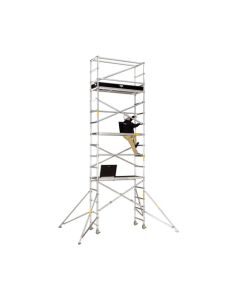 แพลตฟอร์มทำงานบนที่สูง VX Rolling Tower (อลูมิเนียม) ความกว้าง 3.64 เมตร (1910 มม.) *ต้องระบุชื่อผู้ใช้และที่อยู่ของผู้ใช้งาน