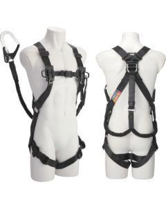 ชุดสายรัดนิรภัย Safe Harness B, Bellows L4 แบบคู่, สีดำ