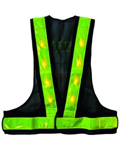 Vest With Blue LED Dark Blue/Yellow