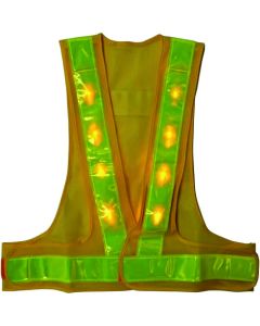 Vest With Blue LED Yellow/Yellow
