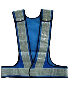 Size adjustable Vest Sky Blue/White