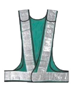 Size adjustable Vest Green/White 10 อัน