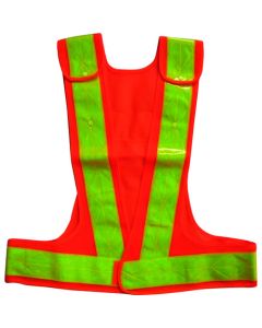 Size adjustable Vest Orange/Yellow