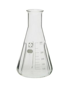ขวดรูปทรงกรวย Erlenmeyer แบบมีแผ่นกั้นภายใน ขนาด 500 มล. บรรจุ 10 ชิ้น