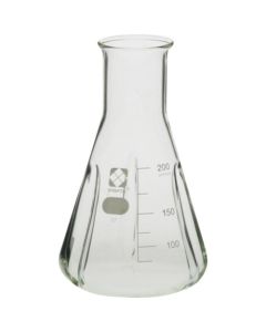 ขวดรูปทรงกรวย Erlenmeyer แบบมีแผ่นกั้นภายใน ขนาด 200 มล. บรรจุ 10 ชิ้น