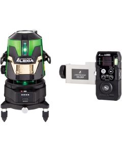 ชุดรับสัญญาณแบบหมุนได้พร้อมระบบติดตามอัตโนมัติสำหรับหุ่นยนต์เลเซอร์ LEXIA51AR สีเขียว