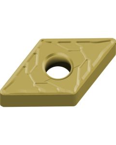 เม็ดมีดเกรด M, เหล็ก, ชนิด P, เม็ดมีด ISO, แบบลบ, เพชร 55°, การตัดเบา, มีรู, MC6115