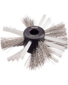 BRUSH, NYLON/STEEL K9-306 3inch