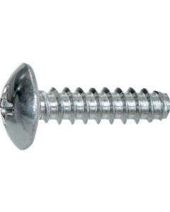 สกรูเกลียวปล่อยหัวแบนแบบร่อง B1 ชนิดที่ 2 ทำจากสแตนเลส ขนาด M4 x 10 (บรรจุ 50 ตัว)