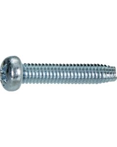 สกรูหัวแบนแรงบิดต่ำ ชนิด S สีขาวไตรวาเลนต์ ขนาด M3 x 20 (50 ชิ้น)