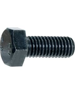 น็อตหกเหลี่ยม สีดำไตรวาเลนต์ เกลียวตลอด M10 x 25 (แพ็คละ 10 ชิ้น)