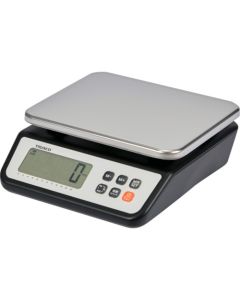 เครื่องชั่งดิจิทัลพร้อมถาดสแตนเลส รับน้ำหนักได้ 12 กก.