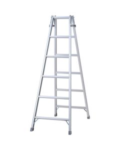 บันไดอลูมิเนียม/บันไดพับได้ น้ำหนักเบา แบบ RC 6 ขั้น (10943)