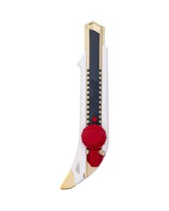 คัตเตอร์มืออาชีพ L-002F (ขนาดใหญ่) ใบมีดสีดำแบบล็อคด้วยสกรู