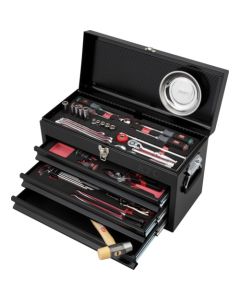 ชุดเก็บมอเตอร์ไซค์ 51 ชิ้น ขนาด 9.5 ตร.ม. (3 ชั้น 3 ลิ้นชัก) (สีดำ)