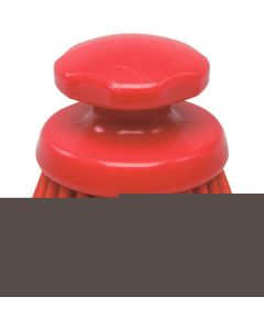BurrCutePlus-Round Hand Scrub Bursh hard red 1เส้น