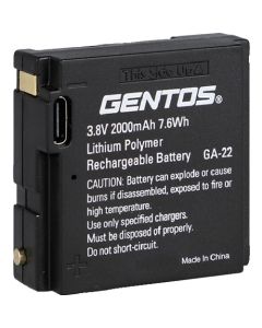 แบตเตอรี่แบบชาร์จไฟได้ GA22 สำหรับไฟหน้าซีรี่ส์ G