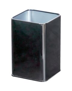 ที่วางปากกา (ทำจากดีบุกพ่นสีดำ) (ขนาดภายใน: 62 x 62 x 94 มม.)